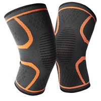 MECCA Compression Knee Sleeve - Best Knee Brace for Women & Men - Knee Support for Running, Crossfit, Basketball, Weightlifting, Gym, Workout, Sports(1 Piece) KNS005