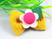 21pcs High-Grade Pearl Cloth Buttons Applique/Craft/DIY of Pick Color (Yellow)