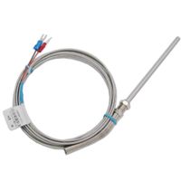Twidec /2M Stainless Steel K-Type Sensor Probes Metal HeadProbe for Thermocouple Sensor & Meter Temperature Controller(Temperature Range:0~600°C) MT-205 5x100MM