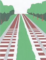 Train Tracks Stationery Printer Paper 26 Sheets