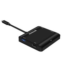 Nekteck USB C Hub with 2 USB 3.0 Ports, 4K HDMI Video Adapter, SD 4.0 Card Reader, Power Delivery Type-C Charging Port Converter for MacBook Pro 2017, Google Chrombook/PixelBook and More