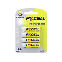 AA 1.2V 600MAH NIMH Rechargeable Batteries 4PC