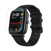 for Huami Amazfit GTS Watch Screen Protector,JKRED Ultra Clear Film Tempered Glass Screen Protector [Anti-Bubble] [HD Clear] [Anti-Scratch] [Case Friendly] for Huami Amazfit GTS Watch (Clear) (3 PC)
