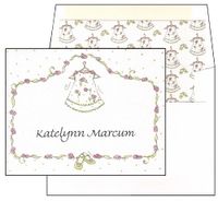Little Dress Printable Note Cards