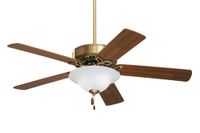 Emerson Ceiling Fans CF712AB Pro Series Indoor Ceiling Fan With Light, 50-Inch Blades, Antique Brass Finish