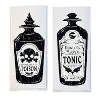 Fun Express - Spooky Soiree Cello Bags (dz) for Halloween - Party Supplies - Bags - Cellophane Bags - Halloween - 12 Pieces