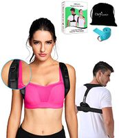Posture Corrector for Women Men Adjust Buckle Design Unnoticeable Back Brace with Yoga Strap and Carry Bag Breathable Soft Material for Men Women Kids to Correct Hunching Slouch Bad Posture