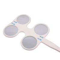 SUNWIN Optical Flipper Optometry Plastic Flip Trial Lens (-0.50D~+0.50D)