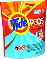 Tide Pods Ocean Mist Laundry Detergent Liquid, 16 Count per Pack - 6 per case.