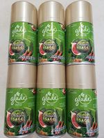 6 Glade Automatic Spray Refill Acoustic Sage Limited Edition Scent Fits Air Wick