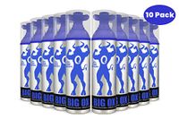 New 10LITERS Oxygen CAN - Pure Oxygen Can - Big Ox O2 95% Pure Oxygen - 100-200 Breaths, 1-2 Seconds Each (10CANS)