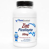 Zinc Picolinate 50mg // 100 Capsules // Pure // by PureControl Supplements