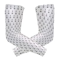 LEVEIS Boat Anchor Arm Sleeves UV Protection for Men Women Sunblock Protective Gloves Running Golf Cycling Driving Long Arm Cover 1 Pair