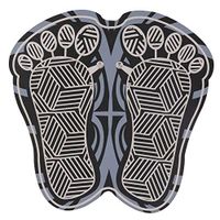 EMS Foot Massage Mat, USB Rechargeable 1~9 Intensity Levels Six Modes Foot Acupressure Massager for Promoting Blood Circulation Relaxing Pressure Muscle Pain Relief