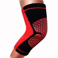 Fittoo Knee Brace Sleeve Knee Support for Men and Women Design for Running CrossFit Basketball Joint Pain Relief Arthritis and Injury Recovery All Color -Single