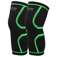 5BILLION Knee Brace Compression Sleeve Knee Support for Powerlifting, Arthritis, Running, Workout, Joint Pain Relief & Cross