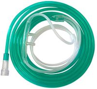 5-Pack Westmed #0550 Adult High Flow Comfort Soft Plus Cannula with 7' Emerald Green Kink Resistant Tubing