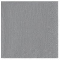 Silver Shimmer Theme Party Luncheon Napkins - 50 Pack