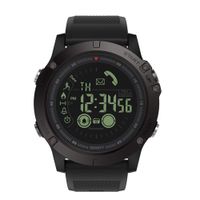 Smart Watch, UNIhappy Zeblaze VIBE3 Bluetooth Smart Bracelet Pedometer for iOS and Android (Black)