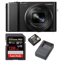 Panasonic DMC-ZS100 Camera, 20.1 MP, in Sensor, 4k + Panasonic DMW-ZSTRV +128GB
