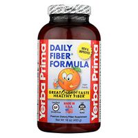 Yerba Prima Orange Flavor Daily Fiber Formula, 16 Ounce - 3 per case.