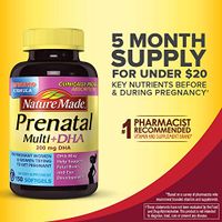 Expect More Nature Made® Prenatal + DHA, 200 mg Softgels (150 ct.)