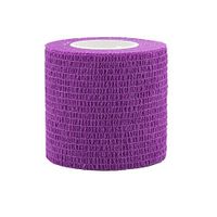 Vet Wrap Medical Tape for Skin Bandage Tape Vet Tape Cohesive Bandage 2 inch x 6 Pack Purple Fabric Bandages Self Sticking Bandage Self Adhering Bandage Wrap Stretch Self Adhesive Tape