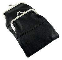 Skyway Gianni Cigarette Pack Holder Case with Coin Purse - Black