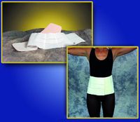 8" Lumbosacral Support with Insert Pocket, Sacral Supt W-Pocket 8in Md, (1 EACH, 1 EACH)