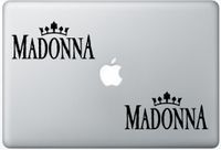 Madonna---Laplogo FlashDecals2524 Set Of Two (2x) , Decal , Sticker , Laptop , Ipad , Car , Truck