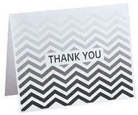 Chevron Thank You Note Cards Set of 25