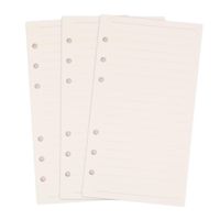A6 Refill Paper Refillable Paper Lined Filler Paper Loose Leaf Paper 6-Holes Inserts 135 Sheets 270 Pages