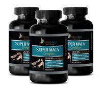 Sexual libido Enhancer for Men Natural - Super MACA Complex - Improves Sexual Function - yohimbe Supplement for Men - 3 Bottles 180 Capsules
