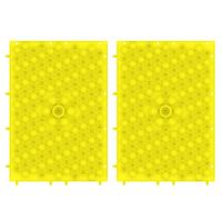 Lixada 2PCS Acupressure Mat - Bed of Nails Massage Pillow Pad - Full Body Massager Cushion for Back, Legs, Neck, Sciatica, Trigger Point Therapy, Stress and Pain Relief