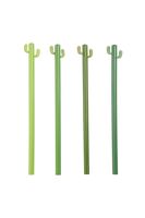Kikkerland Cactus Writing Pencil, Set of 4