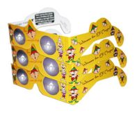 3D Christmas Glasses - Holiday Specs -ELVES - 3 PAIRS - Transform Christmas Lights Into Magical Images