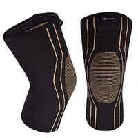 Thx4COPPER Sports Compression Knee Brace for Joint Pain and Arthritis Relief, Improved Circulation Support for Running, Jogging, Workout, Gym-Best Knee Sleeve-Single-Small