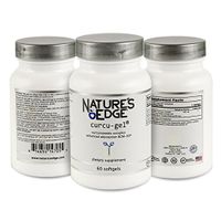 Nature’s Edge® Curcu-Gel® Ultra Powerful Curcugreen® Turmeric Complex Clinically Tested Total Curcuminoids Complex with Essential Oils of Turmeric Rhizome 500mg