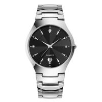 Countia Unisex Casual Round Shape Buckle Closure Quartz Wristwatch Smart Watches