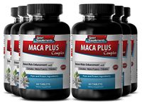 Stinging Nettle Capsules - Maca Plus Complex - Supports Mood (6 Bottles - 360 Tablets)