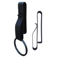 ZAK Tool ZT-52 Low Profile Key Ring Clip, Black 50-pack