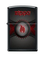 Zippo Brick Wall Black Matte Windproof Pocket Lighter New