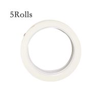 LGEGE 5 Rolls White Graphic Chart Tape/Artist Tape (Width: 3mm, 164ft per roll)