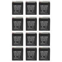 Universal Power Group 12v 6.0ah 5Ah Battery Razor E100 Electric Scooter Gas - 12 Pack