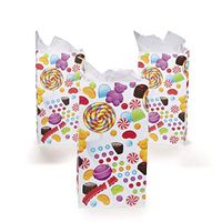 12 Candy Candyland Sweet Treat favor bags paper sacks Birthday party decoration