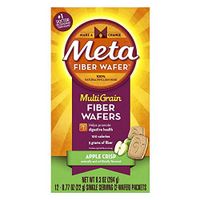 Metamucil Fiber Wafers Apple Crisp 24 Each (Pack of 7)