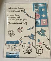 Sanrio Cinnamoroll Letter Set 12 Writing Paper + 6 Envelopes + 7 Stickers Stationary Japan (English)