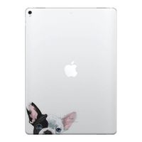 FINCIBO 5 x 5 inch French Bulldog Puppy Dog Eyepatch Removable Vinyl Decal Stickers for iPad MacBook Laptop (Or Any Flat Surface)
