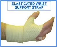 Proline Wrist Wrap Elasticated Strap, Beige, One Size