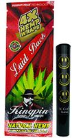 Herb Airtight Tube Pocket Protector with Kingpin Laid Back Hemp Wraps 1 Count DC Crafts Nation- Happy Face